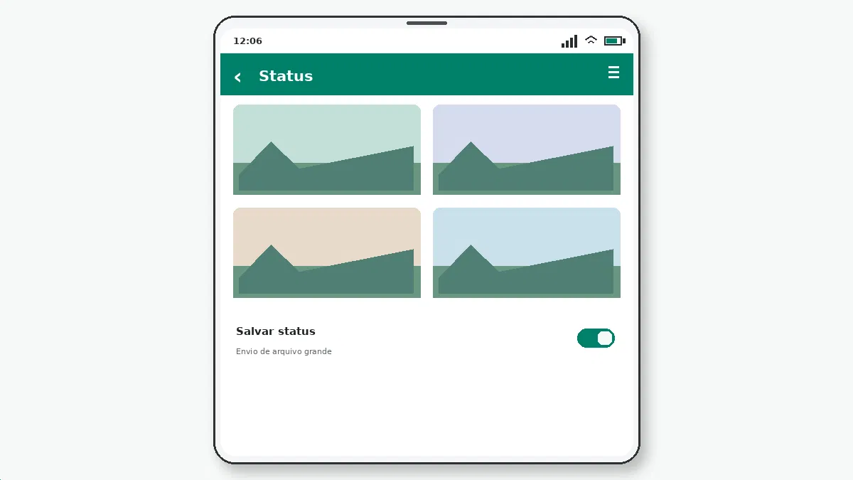 Status do GB WhatsApp Não Envia — captura de tela