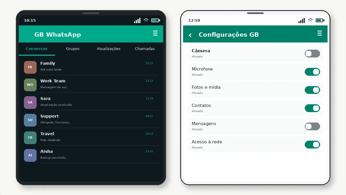 Antes de começar — captura de tela 1