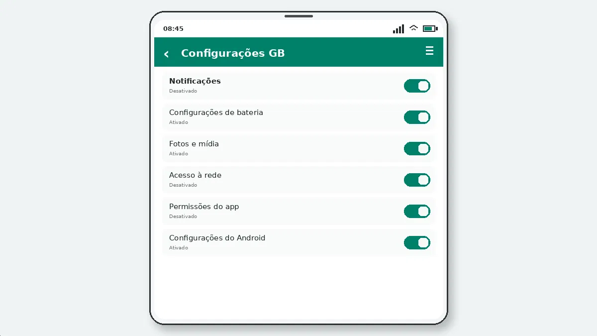 O que verificar — captura de tela 2