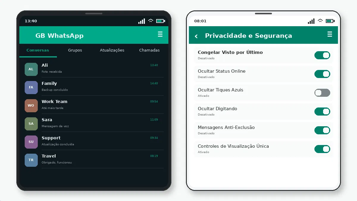 O que verificar — captura de tela 2