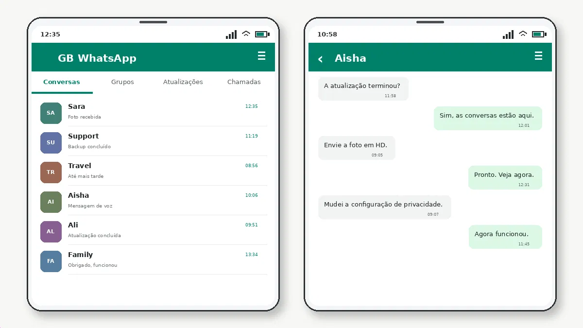 GB WhatsApp Fecha Sozinho: Guia de Solução de Problemas — captura de tela