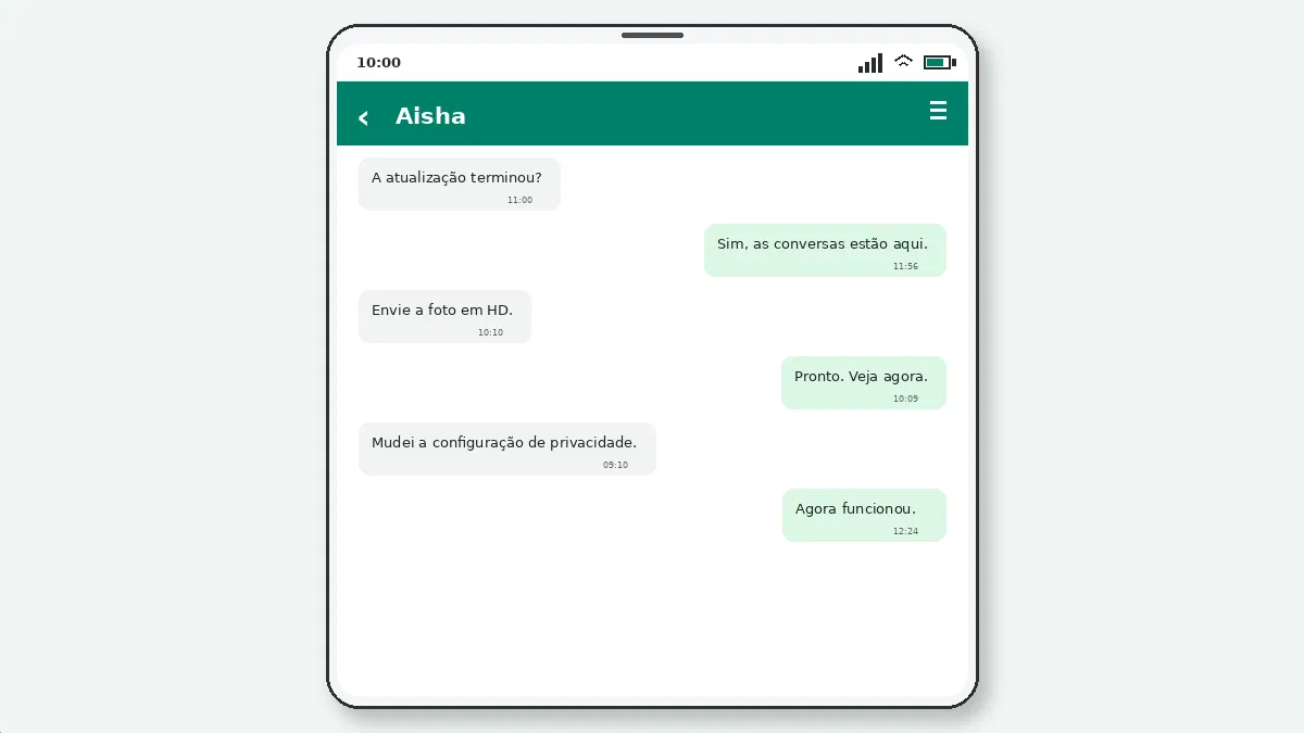 Antes de começar — captura de tela 1