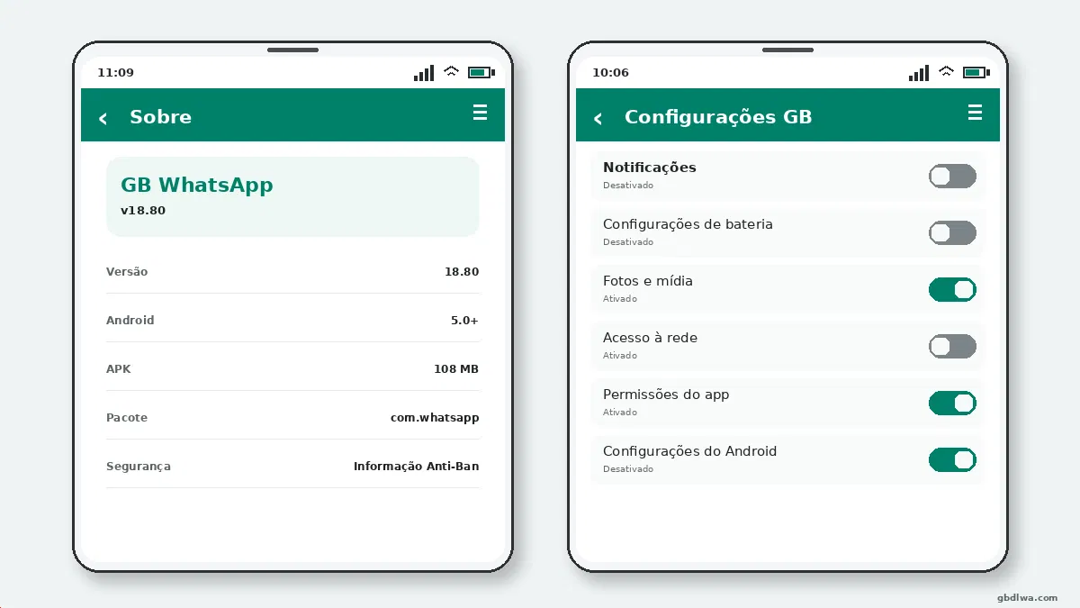 GB WhatsApp em Celulares OPPO — captura de tela