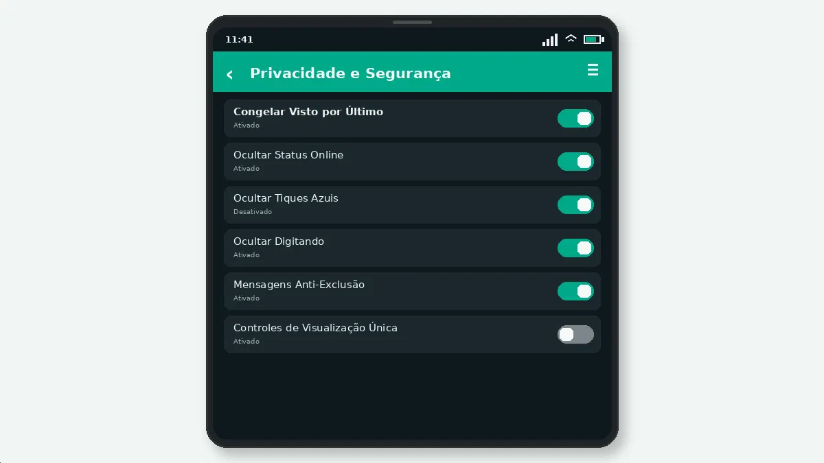 Antes de começar — captura de tela 1