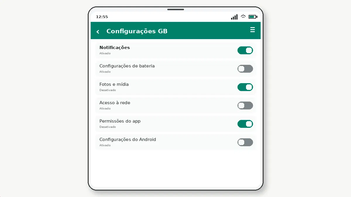 O que verificar — captura de tela 2