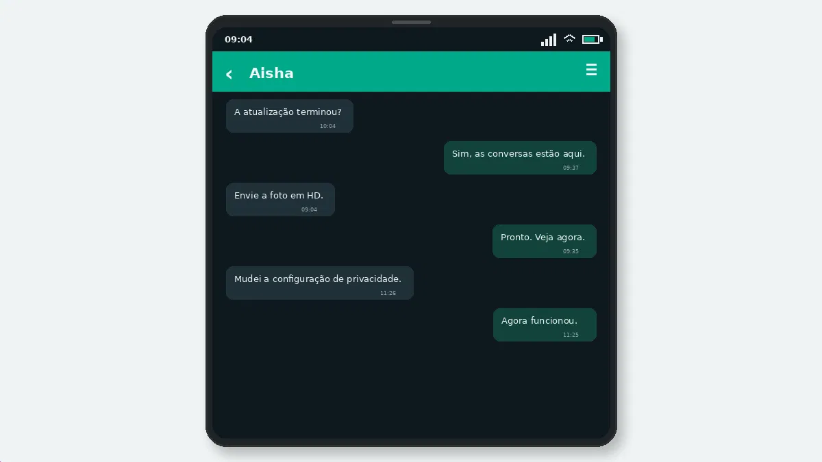 O que fazer se não funcionar — captura de tela 3
