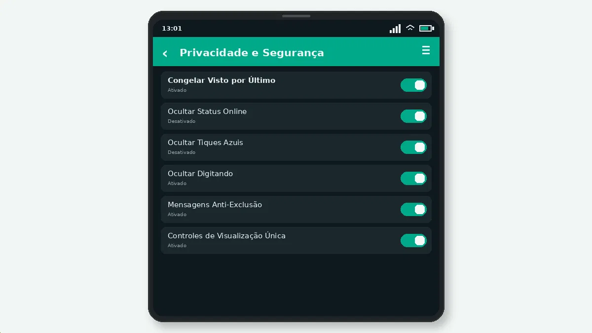 O que verificar — captura de tela 2