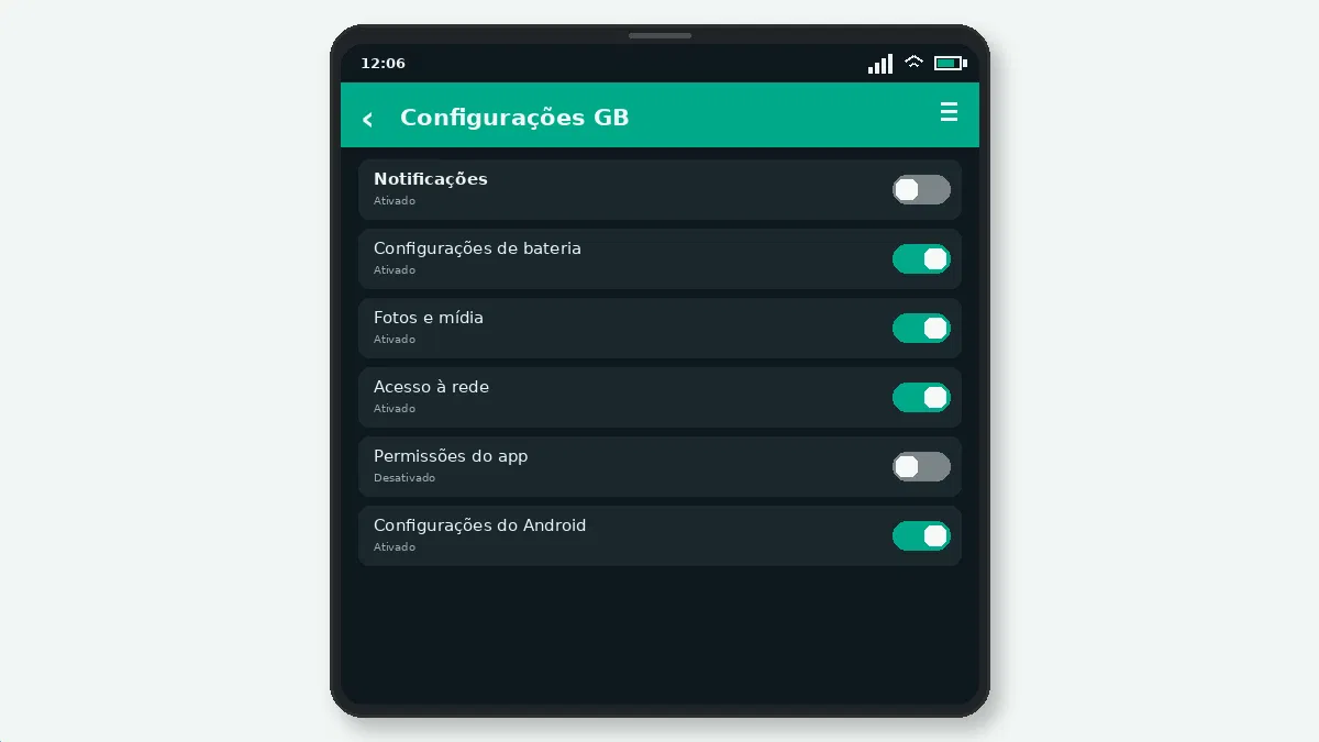 O que verificar — captura de tela 2